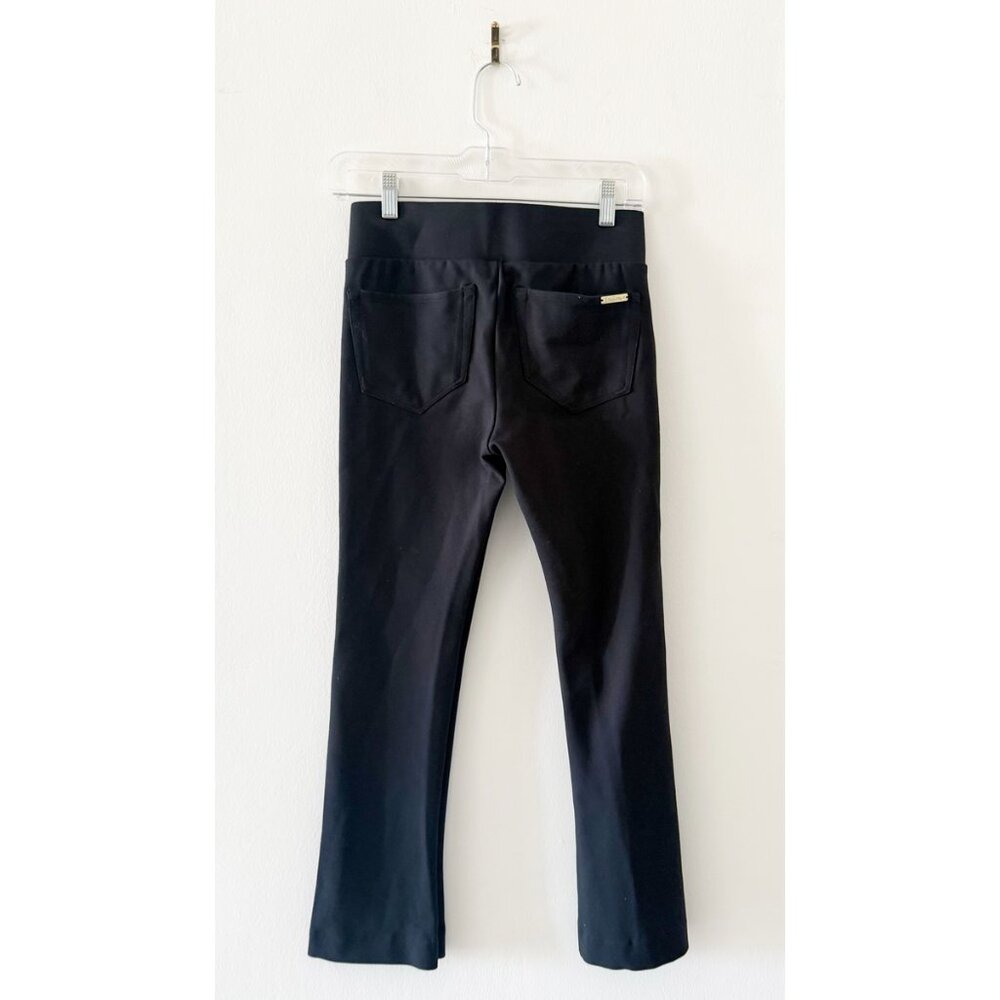 Lilly Pulitzer Mia Crop Flare Ponte Pant in Onyx Black Size Small (S) - Picture 4 of 5